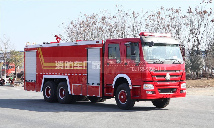 重汽16噸水罐消防車(chē) 重汽16噸水罐消防車(chē)